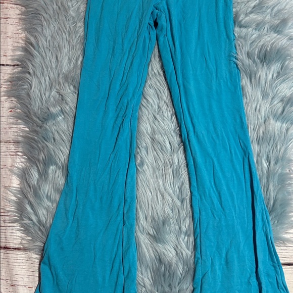 Oh Polly Turquoise Flare Pants sz 0 - Picture 4 of 8